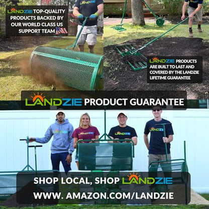 The Original 4FT Drag Harrow Driveway Grader, 46 LB Heavy Duty Tow Behind Lawn and Landscape Rake, Gravel Driveway Drag, Power Rake , Lawn Leveler - style: 4' Level