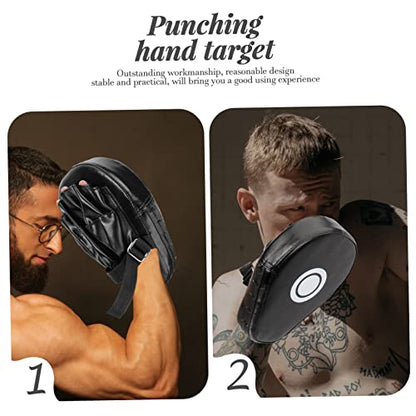 GALPADA 2Pcs Padded Strike Shield for Boxing Training Hand Target for Punching Practice Durable Suitable for Kickboxing MMA and Martial Arts
