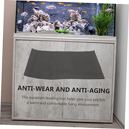 TOYANDONA Thickened Fish Tank Mat Non-Skid and Shockproof Aquarium Base Pad Bottom Mat for Fish Tanks for Leveling and Insulation