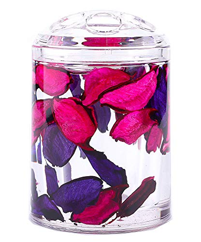 4 Piece Acrylic Liquid 3D Floating Motion Bathroom Vanity Accessory Set Leaf - size: 4-piece, style: Leaf