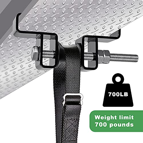 SELEWARE Boxing Punching Bag Hanger, Heavy Bag Hanger Bracket for Heavy Bag Boxing Muay Thai Training Hardware - color: I Beam Clamp