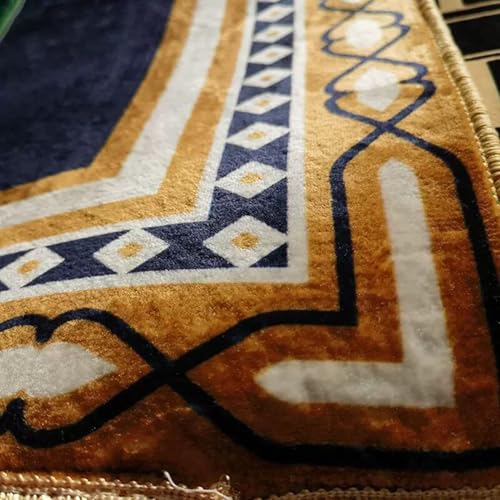 Muslim Prayer Rug, Soft Large Prayer Matt Islam, Padded Islamic Prayer Mat Thick for Men and Women, Janamaz, Sajadah,70 * 110CM(A) - color: A
