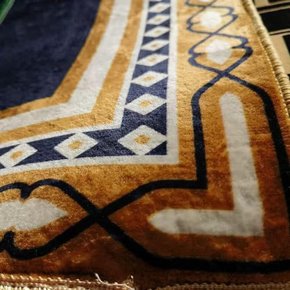 Muslim Prayer Rug, Soft Large Prayer Matt Islam, Padded Islamic Prayer Mat Thick for Men and Women, Janamaz, Sajadah,70 * 110CM(A) - color: A