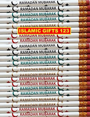 Ramadan Mubarak Pencils (24) عيد مبارك Happy EId Customized Party Favors decoration Arabic Novelty Muslim gift Wholesale Ramadan Gift-Holy Ramadan Muslim (Ramadan) - style: Ramadan
