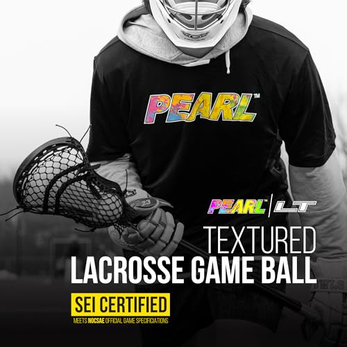 Pearl LT Textured Lacrosse Balls by Guardian Innovations, 10 Pack - SEI Certified Meet NOCSAE Standards for Games. Official Game Balls of Top NCAA Programs, Tournaments and Leagues - Yellow