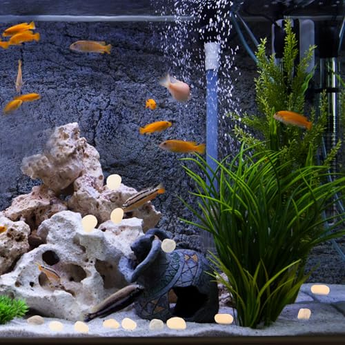Aquarium Fish Tank Gravel Decors 8-10mm Natural Rain Flower Stone Landscape Pebbles for Aquarium Substrate and Flowerpot Decoration