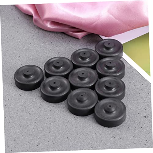 Happyyami Silicone Oxygen Pump Membrane for Aquarium 10 Pcs A5 Size Air Pump Accessories Fish Tank Oxygen Pump Replacement Black - size: 10pcs