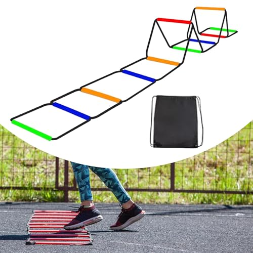 Agility Ladder Agility Training Equipment, Fitness Feet Training, 10 Grids with Bag