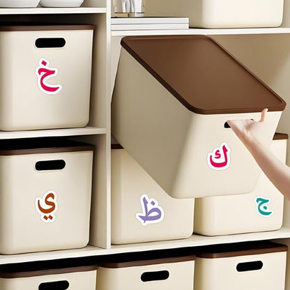 280 Pcs Arabic Letter Stickers Alphabet Stickers1 Inches Self Adhesive Letter for Mailbox Numbers Scrapbooking Crafts,Notebook,DIY Crafts Art Making