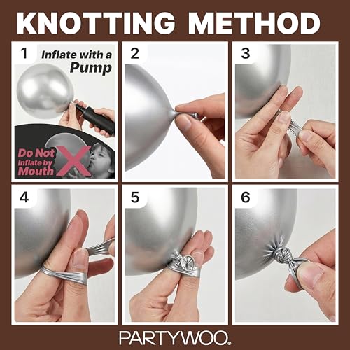 PartyWoo 다크 브라운 풍선 152피스 다양한 사이즈 45.7cm(18인치), 30.5cm(12인치), 25.4cm(10인치), 12.7cm(5인치) 보헤미안 커피 뉴트럴 가을 풍선 아치 키트 처녀 베이비 샤워 기념일 생일 파티 장식용 브라운-F20 - color: 브라운-f20
