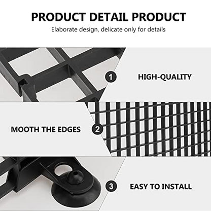 Hemobllo Fish Net Segregation Board for Aquarium Large Size Fry Box Grid Divider Plate Clamp- 2 Pieces Set