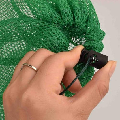 Fishing Net Bag Fish Collection Bag Nylon Fishing Net Fish Storage Bag（Green） - size: 60 x 40