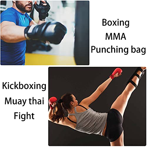 SOTF Punching Gloves for Adults MMA Training Gloves Men Fight Boxing Gloves Open Fingers Women - color: gray