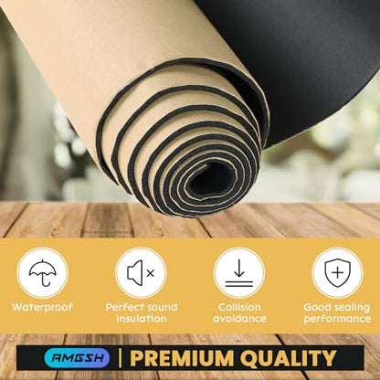 1/8" T *12" W X 48"L, Sponge Neoprene with Adhesive Foam Rubber Sheet | Padding Gaskets,Crafts for weather proofing or stripping DIY gasket sealing material - size: 1/8” Thick X 12” Wide X 48” Long