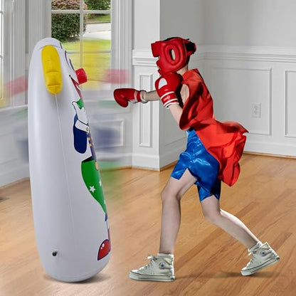 Jet Creations Inflatable Clown Punching Bag, 42" Tall