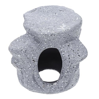 Yardwe Clay Shrimp Cave Decoration Fish Tank Hideout Aquatic Decor Ornamental Shrimp Tank