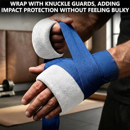 1/2/4pairs Knuckle Guards for Boxing Gel Hand Guard Protection Boxing Knuckle Pads Gel Hand Wraps for Men Women Fitness Athletes Muay Thai Kickboxing MMA Combat Sports Training Sparring Supplies - color: white