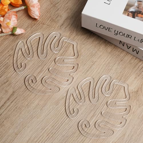 2 Pack Plant Stem Support,Plastic Monstera Plant Support, Climbing Houseplant Stem Supports, Stem Hook Growth Accessories for Plant - size: 2Pack-5.9in