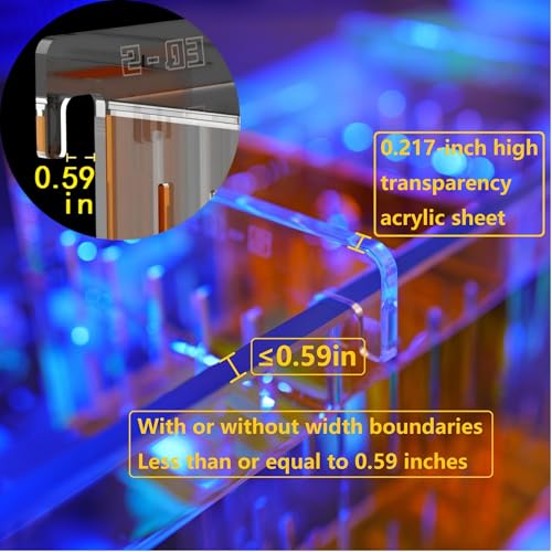 Acrylic Acclimation Box for Saltwater Fish and Reef Coral Quarantine Isolation Box for Aquarium Fish Hydroponic Plant External Breeding Box - size: 7.87inch*6.69inch*7.87inch