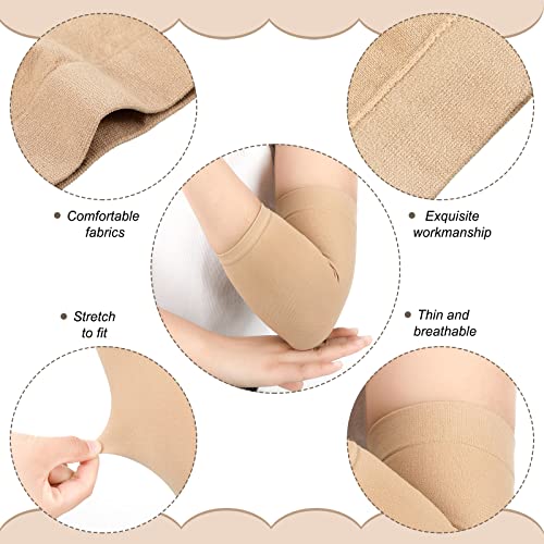 Vicenpal Tattoo Cover Sleeves Forearm Cover for Women Men - color: Black, Nude