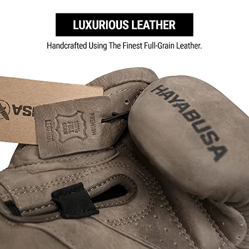 Hayabusa T3 LX Leather Boxing Gloves | Leather Boxing Gloves, Training Gloves Men and Women, Sparring Gloves, Heavy Bag Gloves, 16oz Boxing Gloves, Muay Thai Gloves - color: Brown, size: 14oz