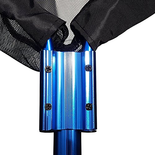 Heavy Duty 24 Inch Diameter Koi Pond Fish Pan Net System | Telescopic Pole, Round Koi Pan Net System, Telescoping Handle, For Koi Pond Professionals