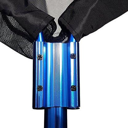 Heavy Duty 24 Inch Diameter Koi Pond Fish Pan Net System | Telescopic Pole, Round Koi Pan Net System, Telescoping Handle, For Koi Pond Professionals