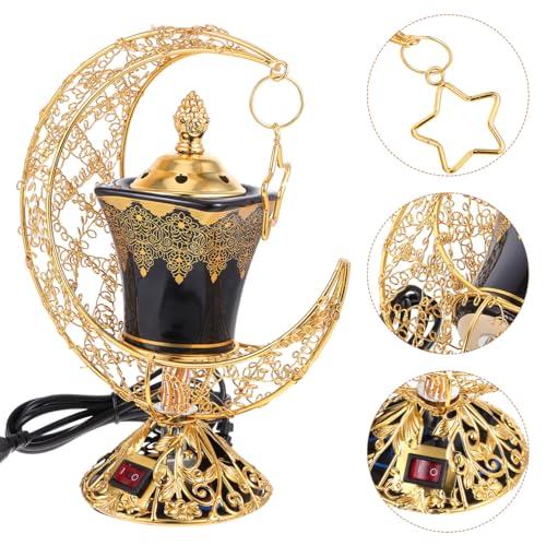 Ciieeo Electric Incense Burner Plug-in Aroma Censer Heat-Resistant Ceramic Decorative Incense Holder for Home Use Easy to Clean 8.66X7.08X3.74 Inches Us Plug