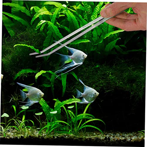 HANABASS 1set Aquatic Plant Cleaning Tools Scissors Ergonomic Tweezers and Landscape Spatula for Tank Maintenance