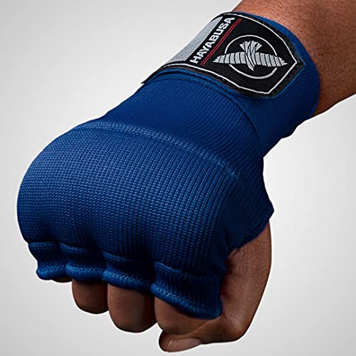 Hayabusa Quick Gel Boxing Hand Wrap Gloves - color: Blue, size: X-Large