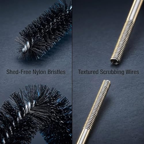 60-Piece Carburetor Cleaning Brush & Dirt Jet Cleaner Tool Kit, Micro Wire Needles with Aluminum Carrying Case & Hex Wrenches for Small Engine Repair, Motorcycle, ATV, Weed Eater and Airbrush