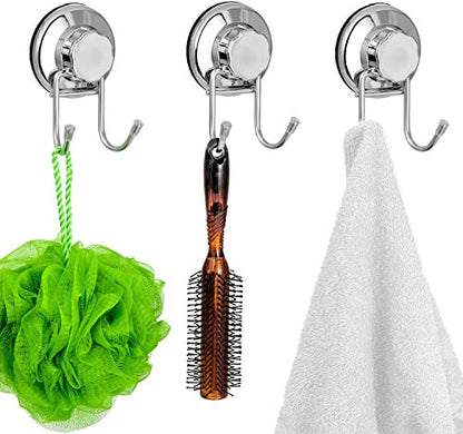SANNO Suction Cups Replacement for Shower Caddy, Double Hook, Soap Holder - Set of 2
