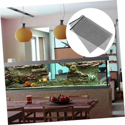 Aquarium Jumping Net Cover Mesh Screen Lid for Betta Fish Plastic Divider Panel for Terrarium Pet Safety Breathable Design for Optimal Oxygen Flow