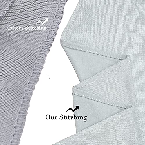 Soft Stretch Head Wrap Scarfs Long Turban Head Wrap Tie for Women - color: Light Grey