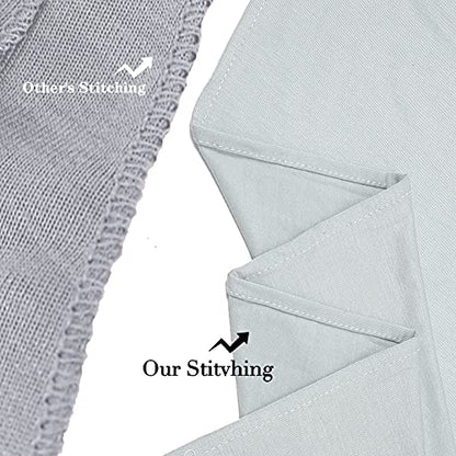 Soft Stretch Head Wrap Scarfs Long Turban Head Wrap Tie for Women - color: Light Grey