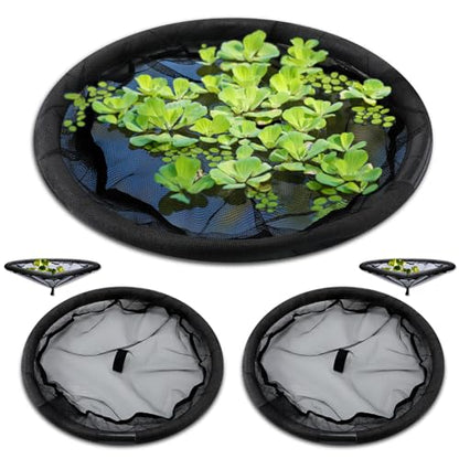 Diameter Fish Barrier Black Flora Round Floating Island Plant Protector for Your Home Pond Protects Fish