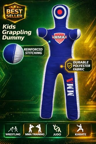 MMA Sports Brazilian JIU Jitsu Grappling Submission Throwing Dummy Punching Heavy Bag Kick Boxing Dummies UNFILLED - color: Blue-3, size: 6ft, style: Standing