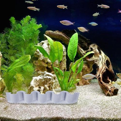 Aquarium Substrate Barrier Fish Tank Sand Screen Substrate Fence | Water Plant Fish Tank Bottom Fence, Separate Gravel in Aquarium or Terrarium - color: Style A