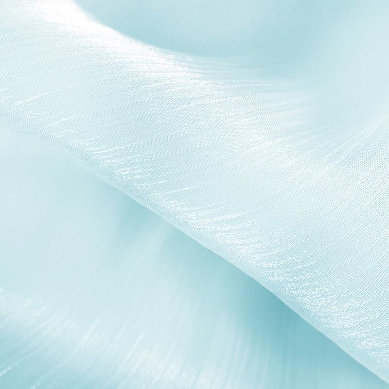 Lina & Lily Sheen Shimmer Women's Crepe Scarf Shawl Wrap Head Hijab Lightweight - color: Aqua Blue