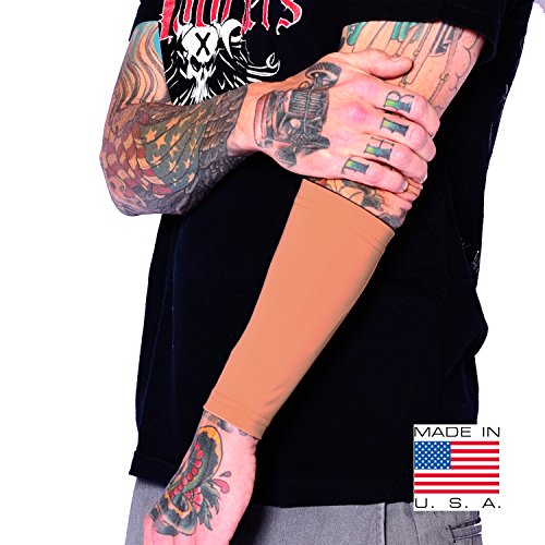 Tat2X Tattoo Cover Up Sleeve - Forearm 9" - Suntan - XS/Small - 1 Sleeve - color: Suntan, size: X-Small/Small (Pack of 1)
