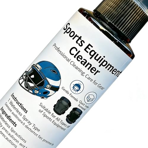Sports Equipment Cleaner, 120ml Sports Gear Eliminator Spray,Shoe Odor Eliminator for Boxing Yoga Gym Hockey Baseball Home Gloves Cleats Sneaker Helmet