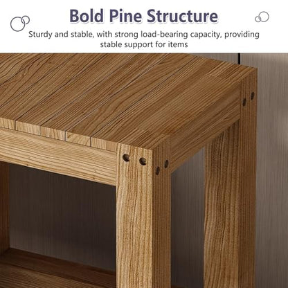Indoor Storage Rack, With Non-slip Foot Pads, Solid Wood Fish Tank Stand, Customizable Size, Suitable For Home, Office And Hotel Use(40x35cm/15.7x13.6in) - size: 40x35cm/15.7x13.6in