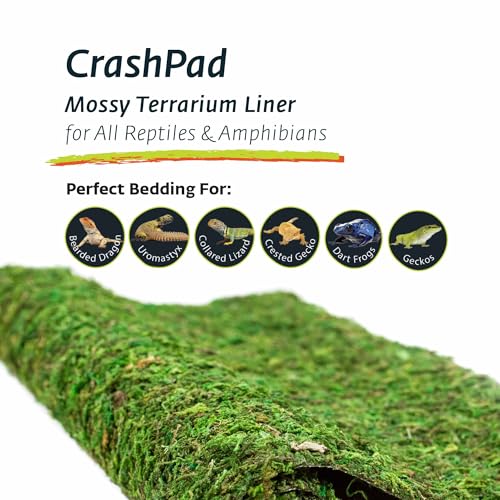 Galápagos (05094) CrashPad, Mossy Terrarium Liner, Natural, 18 x 36 in