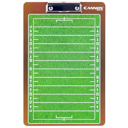 Cannon Sports Dry Erase Coaches Board with Marker - Double-Sided Dry Erase Coaching Board for Baseball, Basketball, Football, Soccer, and Hockey - Perfect for Practices and Games (Football) - style: Football