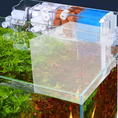 Fish Tank Elevator: Negative Pressure Tank for Fish Activity Area Increase, External Suspended Placement, Water Level Maintenance - size: 19.00X19.00X16.00CM