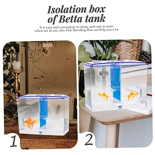 SUPVOX Hatchery Incubator Betta Breeding Box Fish Tank Isolation Box for Shrimp