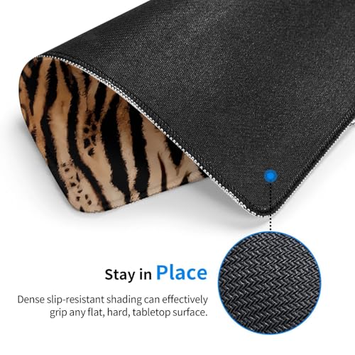 Tiger Skin Wild Africa Animals Mousepad Non-Slip Rubber Base Mouse Pads for Computers Laptop Office Desk Accessories Mouse pad 7.9 x 9.5 in - color: Tiger Stripes