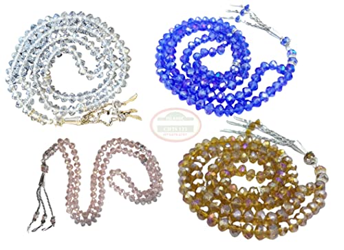 Lot 12 Big Tasbih Prayer 99 Worry Beads Misbaha Islamic Gift Ramadan Gift Allah Rosary Bulk Islamic Crystal Prayer Beads Islamic Gifts 123