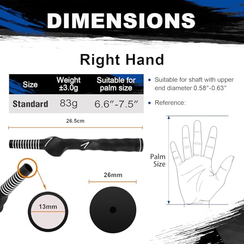 Golf Training Grip | Golf Grip Trainer | Golf Swing Training Grip Trainer,Standard Sized