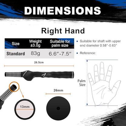 Golf Training Grip | Golf Grip Trainer | Golf Swing Training Grip Trainer,Standard Sized